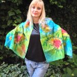 World of colors. Hand painted wrap