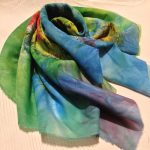 World of colors. Hand painted wrap