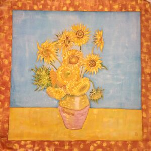 A vase with twelve sunflowers Vangogh