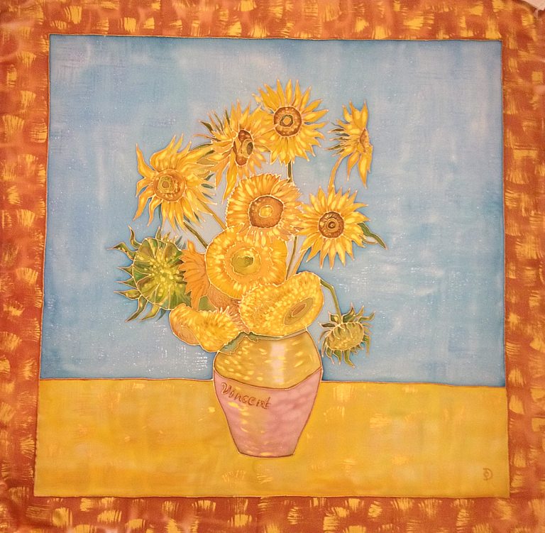 A vase with twelve sunflowers Vangogh