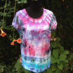 Ice-dyed t-shirt