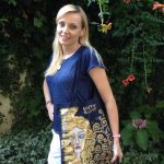 Hand painted shopper