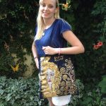 Hand painted shopper