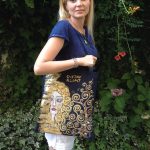 Hand painted shopper