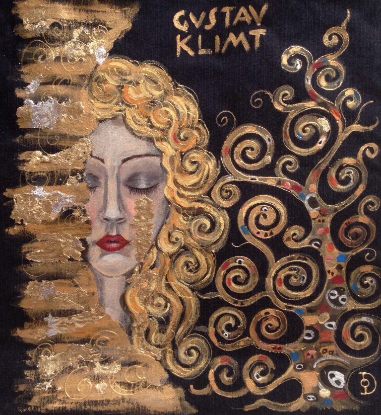 Hand painted shopper