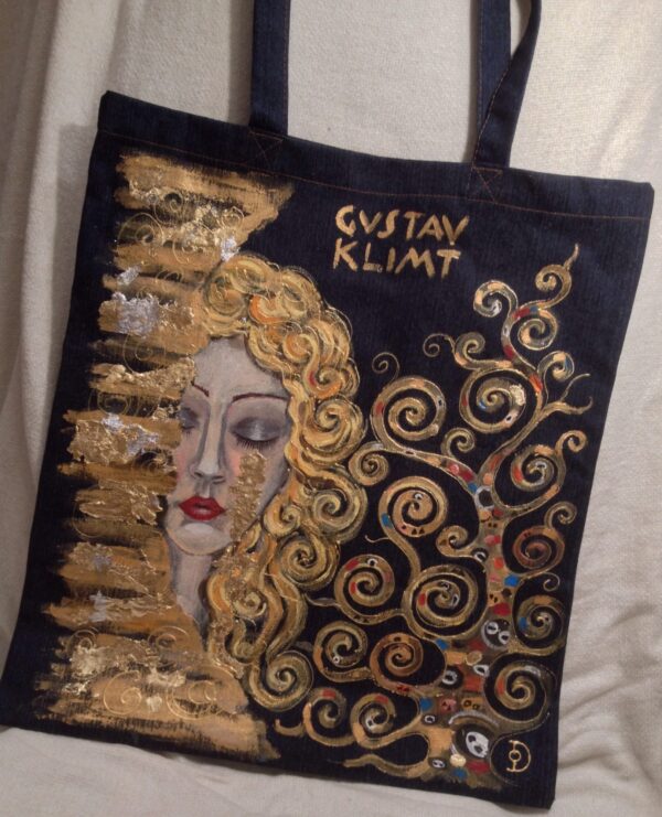 Hand painted shopper
