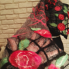 Carmen. Wetfelted rarefied margilan silk and merino wool scarf stole wrap. Elegant accessory. Best gift for women