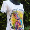 Resting Buddah 100% cotton hand painted t-shirt. Original author’s painting.